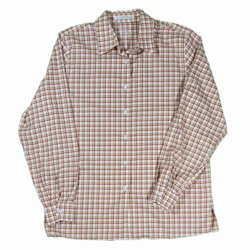 Foxcroft Women's Long Sleeve Button Down Shirt Size 8